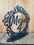 Números De Mesa Rótulo Boda