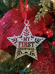 Ornamento My First Christmas Estrella