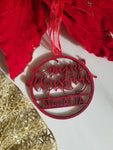 Ornamento Merry Christmas Personalizado
