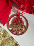 Ornamento Con Arbol Navideno