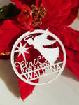 Ornamento Peace On Earth Personalizado