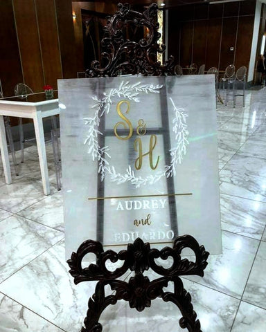 Cuadro Bienvenida Acrilico