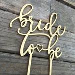 Bride To Be Cake Topper Bodas