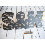 Inciales - Firmas Rótulo Grande (Cualquier Palabra Personalizado) Boda
