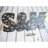 Inciales - Firmas Rótulo Grande (Cualquier Palabra Personalizado) Boda