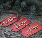 Etiquetas Navideñas Set de 6 Ornamento