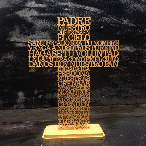 Cruz Padre Nuestro (Pedidos de 10 unidades)