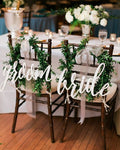 Bride and Groom Para Sillas