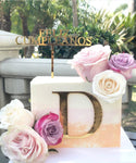 Incial & Feliz Cumpleaños Set Topper