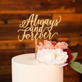 Always And Forever Topper - Boda