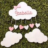 Set de 3 Nubes: Letreros Personalizados
