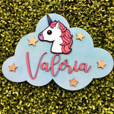 Letrero Unicornio Personalizado Rótulo