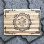 Nombre Personalizado Elegante - Tabla de cortar