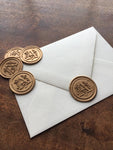 Stickers Personalizado De Lacre - Para Tarjetas