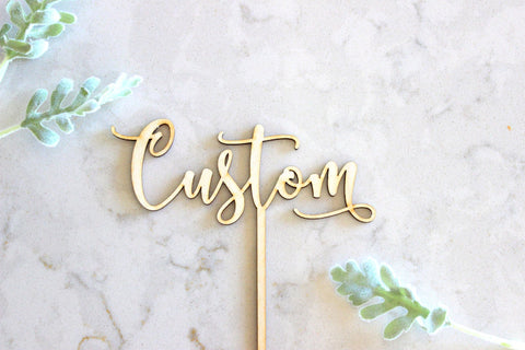 Cake Topper Mayoreo