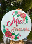Letreros Redondos Personalizado Deluxe