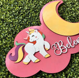 Letrero Unicornio Personalizado Rótulo